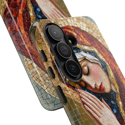 Virgin Mary Phone Case, Catholic Phone Case, Christian Aesthetic Case, Religious iPhone Case, Saint Art Case, Faith Gift