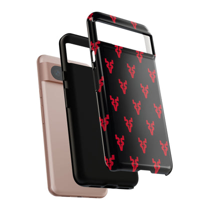 Mazatlán Bull Phone Case – Black Red Streetwear Tough Shockproof Cover