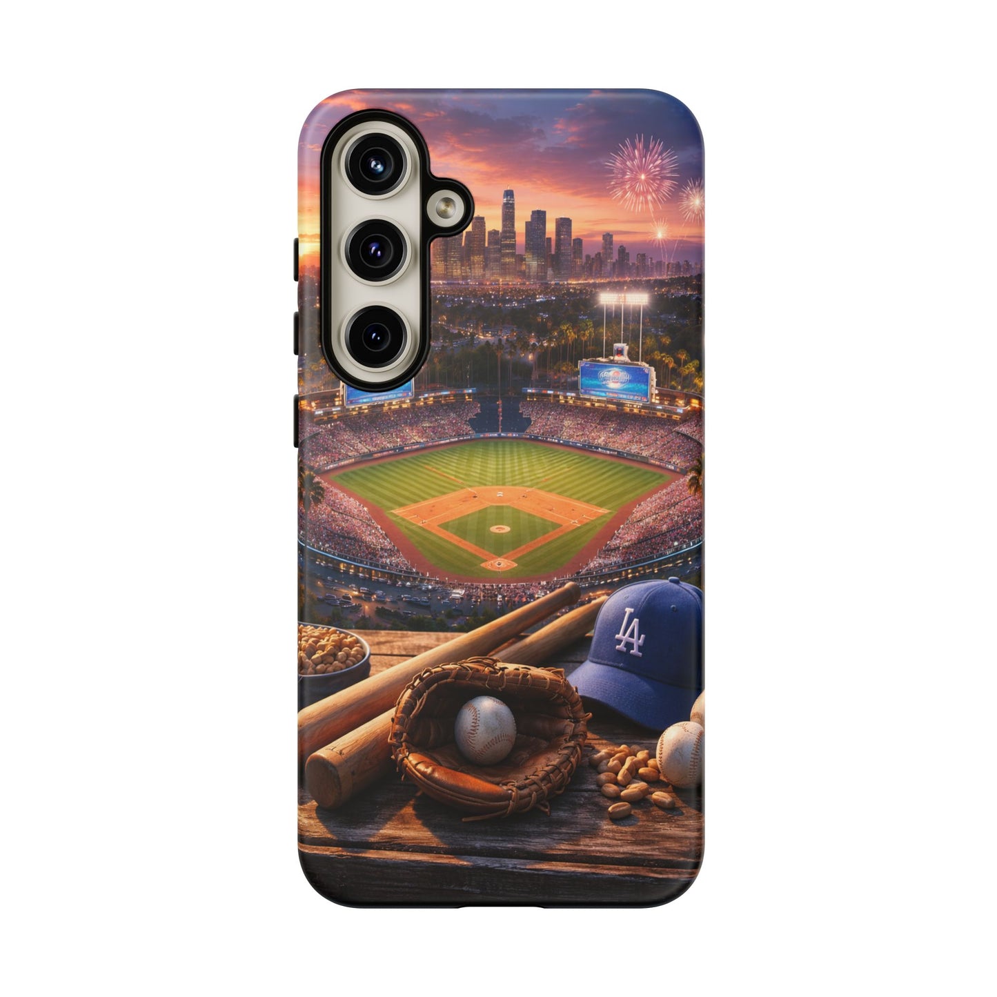Baseball Sunset Stadium Phone Case LA Game Day Sports Aesthetic Case