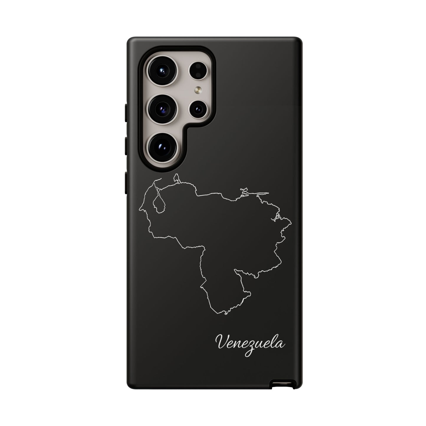 Venezuela Outline Phone Case – Minimal Country Map Tough Case (iPhone, Samsung, Pixel)