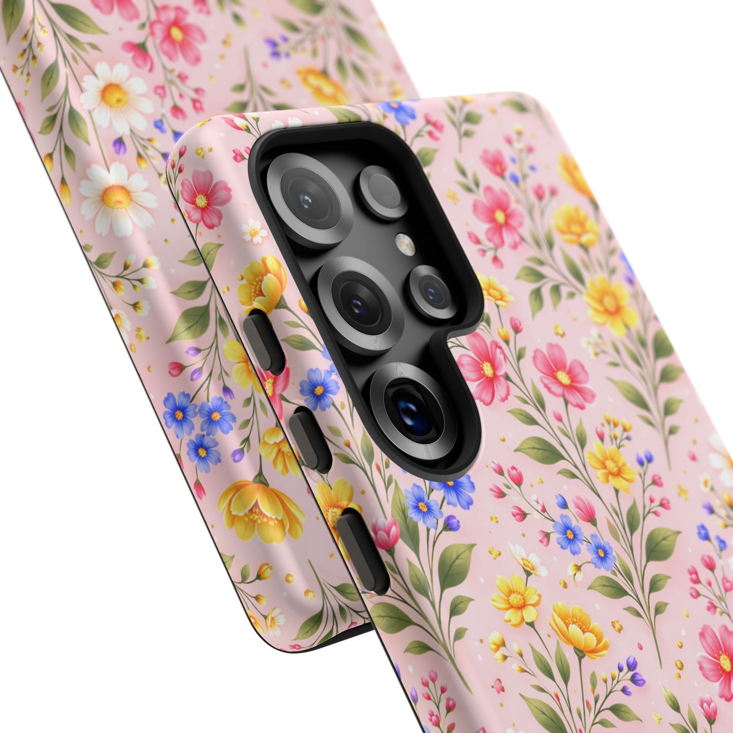 Wildflower Floral Phone Case Vintage Spring Meadow Tough Cover