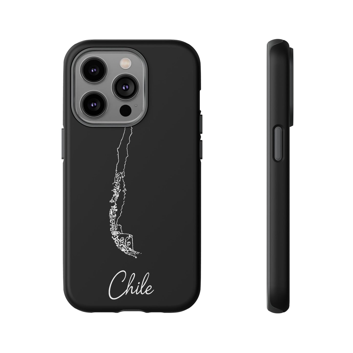 Chile Outline Phone Case – Minimal Country Map Tough Case (iPhone, Samsung, Pixel)