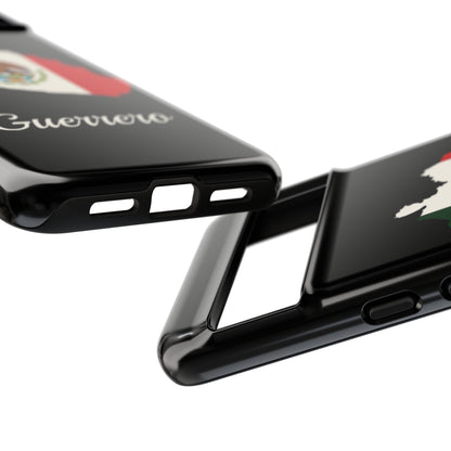 Guerrero Mexico Flag Map Phone Case | Mexican American Pride Tough Case for iPhone & Samsung