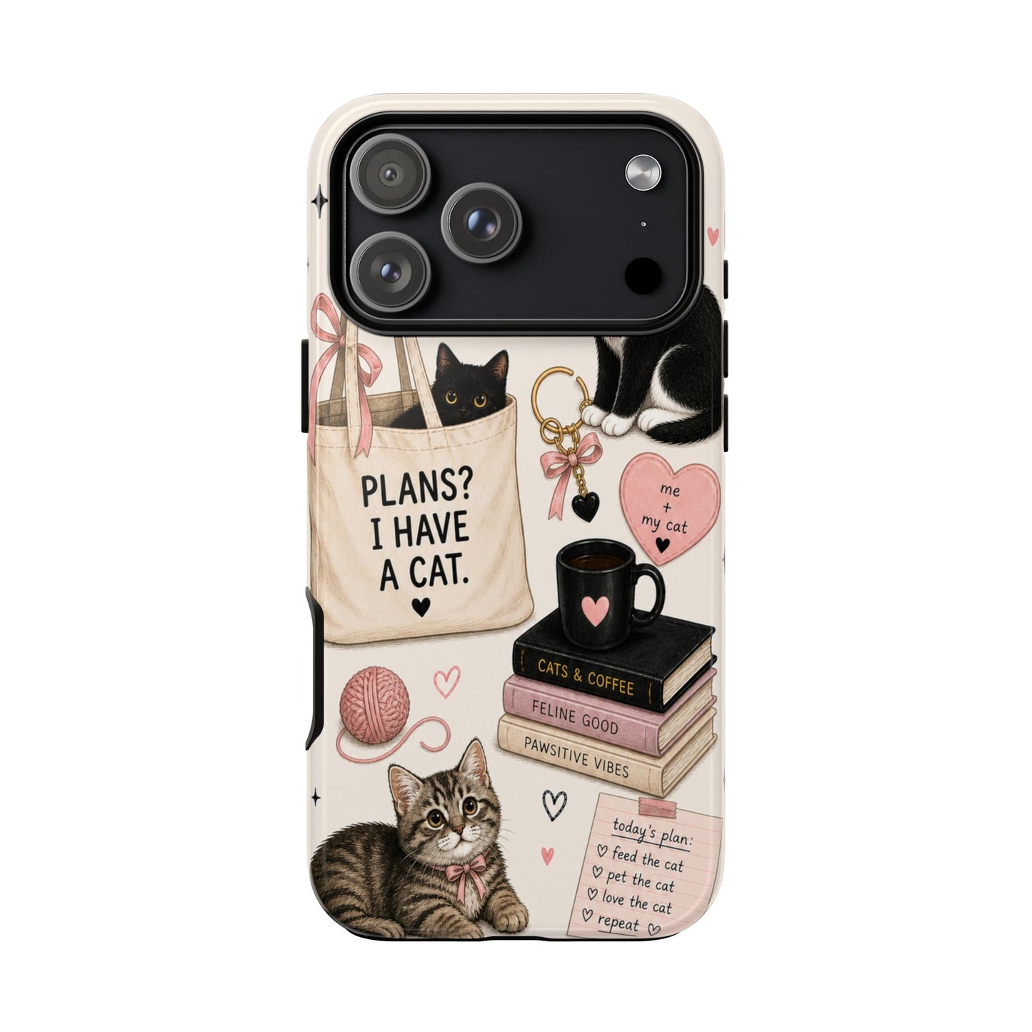 Cat Lover Phone Case | Plans? I Have A Cat Cute Aesthetic Cover