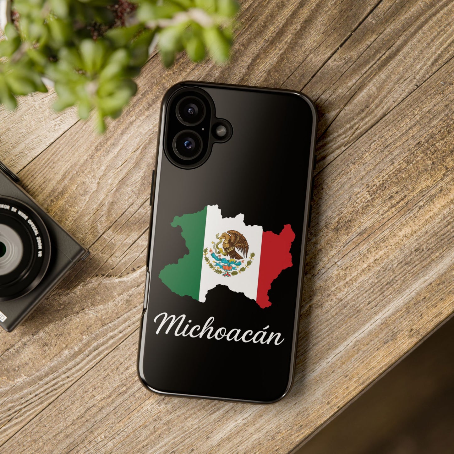 Michoacán Mexico Flag Map Phone Case | Mexican American Pride Tough Case for iPhone & Samsung