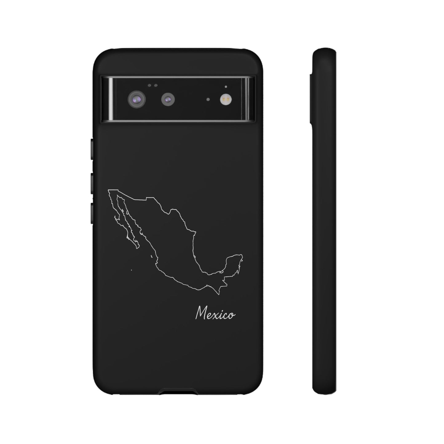 Mexico Outline Phone Case – Minimal Country Map Tough Case (iPhone, Samsung, Pixel)