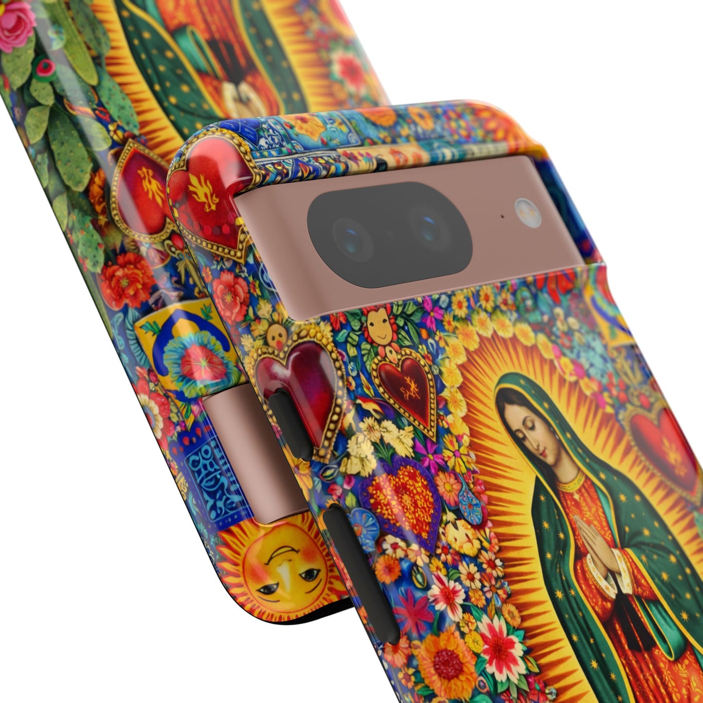 Virgin Mary Guadalupe Phone Case Mexican Folk Art Tough Cover iPhone Samsung