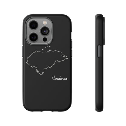 Honduras Outline Phone Case – Minimal Country Map Tough Case (iPhone, Samsung, Pixel)