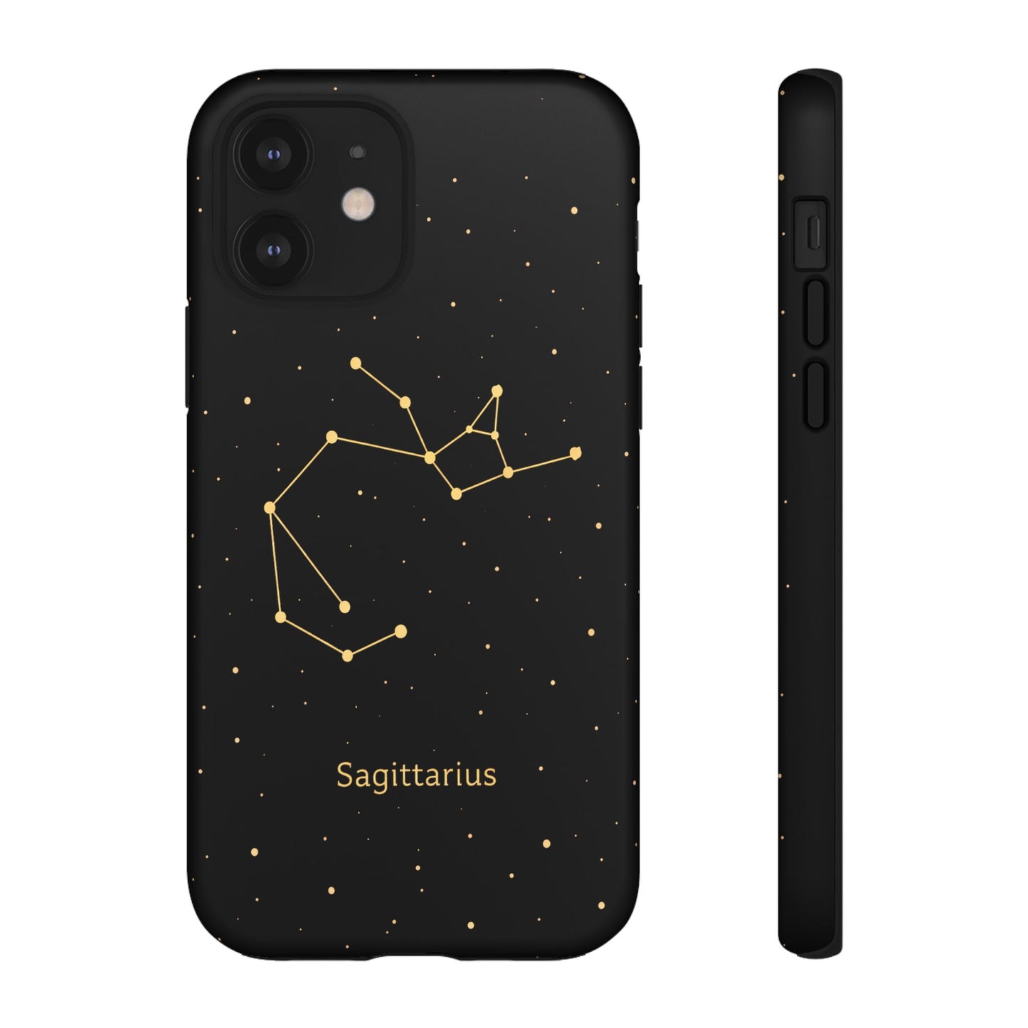 Sagittarius Zodiac Constellation Phone Case – Luxe Gold Celestial Cover
