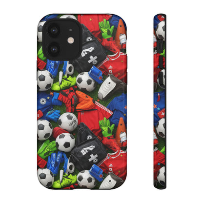 Soccer Ball Pattern Phone Case – Sports Fan Tough Protective Game Day Case