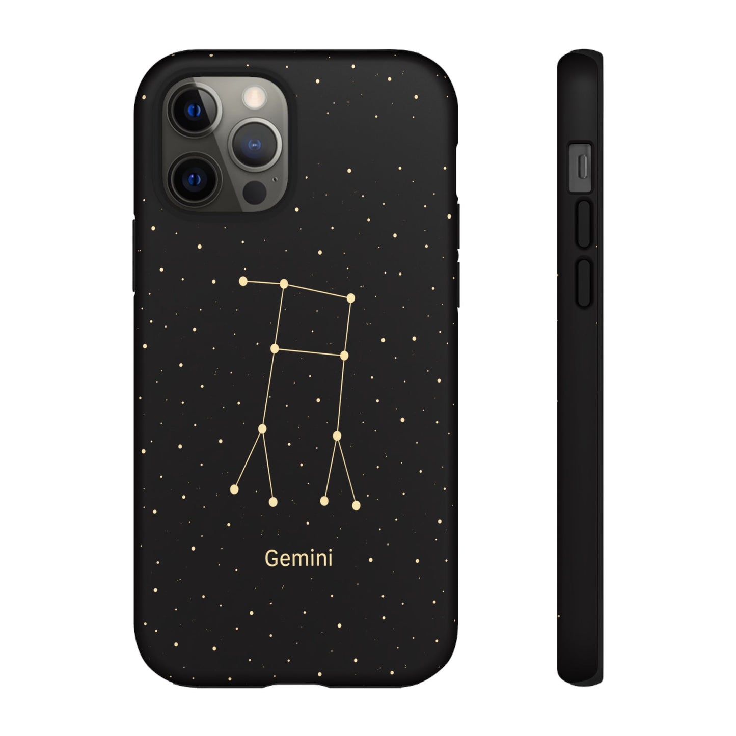 Gemini Zodiac Constellation Phone Case – Luxe Gold Celestial Cover