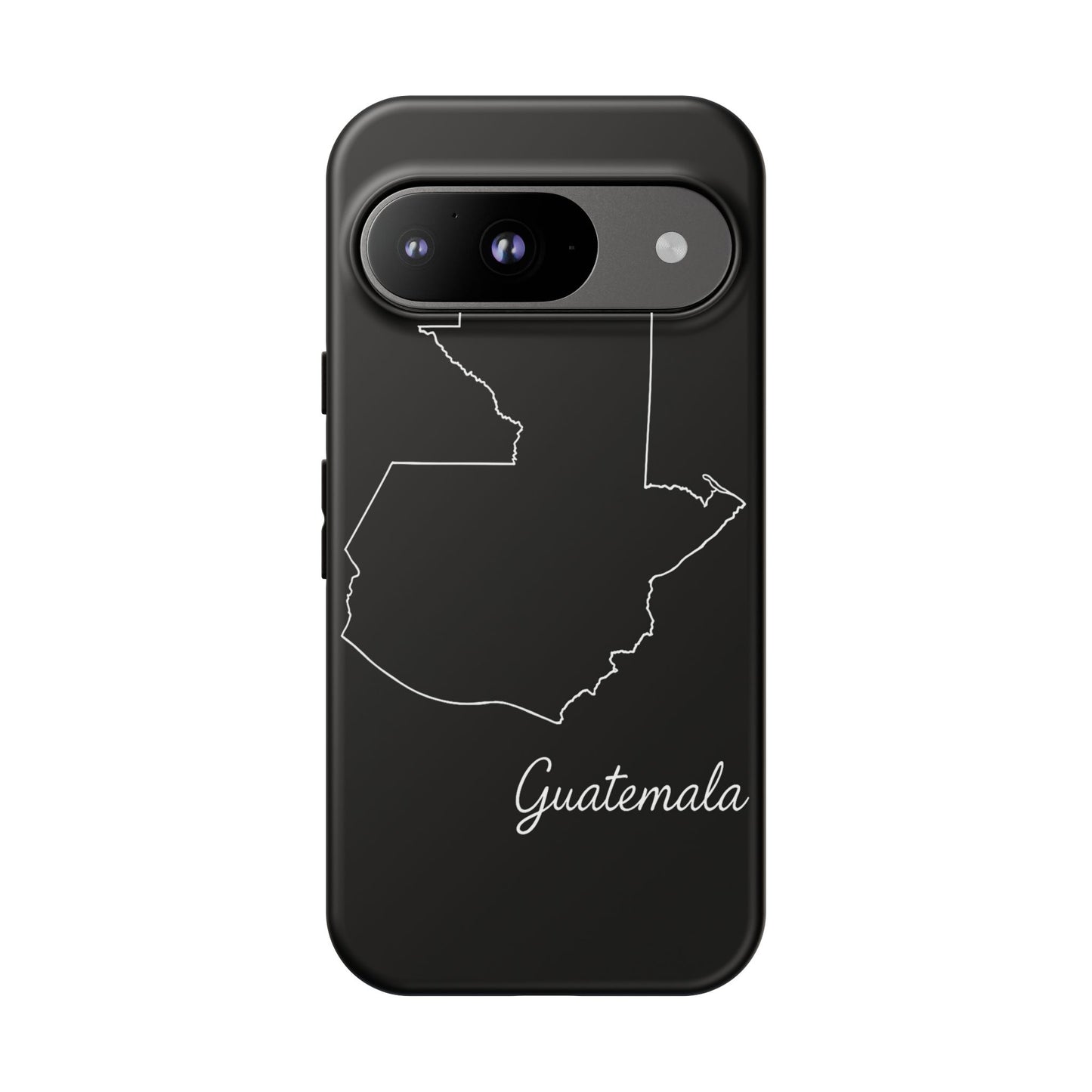 Guatemala Outline Phone Case – Minimal Country Map Tough Case (iPhone, Samsung, Pixel)