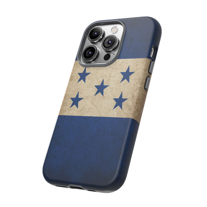 Honduras Flag Phone Case | Vintage Honduran Flag iPhone & Samsung Tough Protective Case