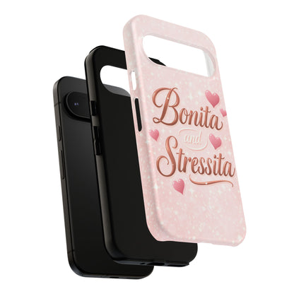 Bonita Stressita Phone Case Cute Latina Aesthetic Pink Coquette Case