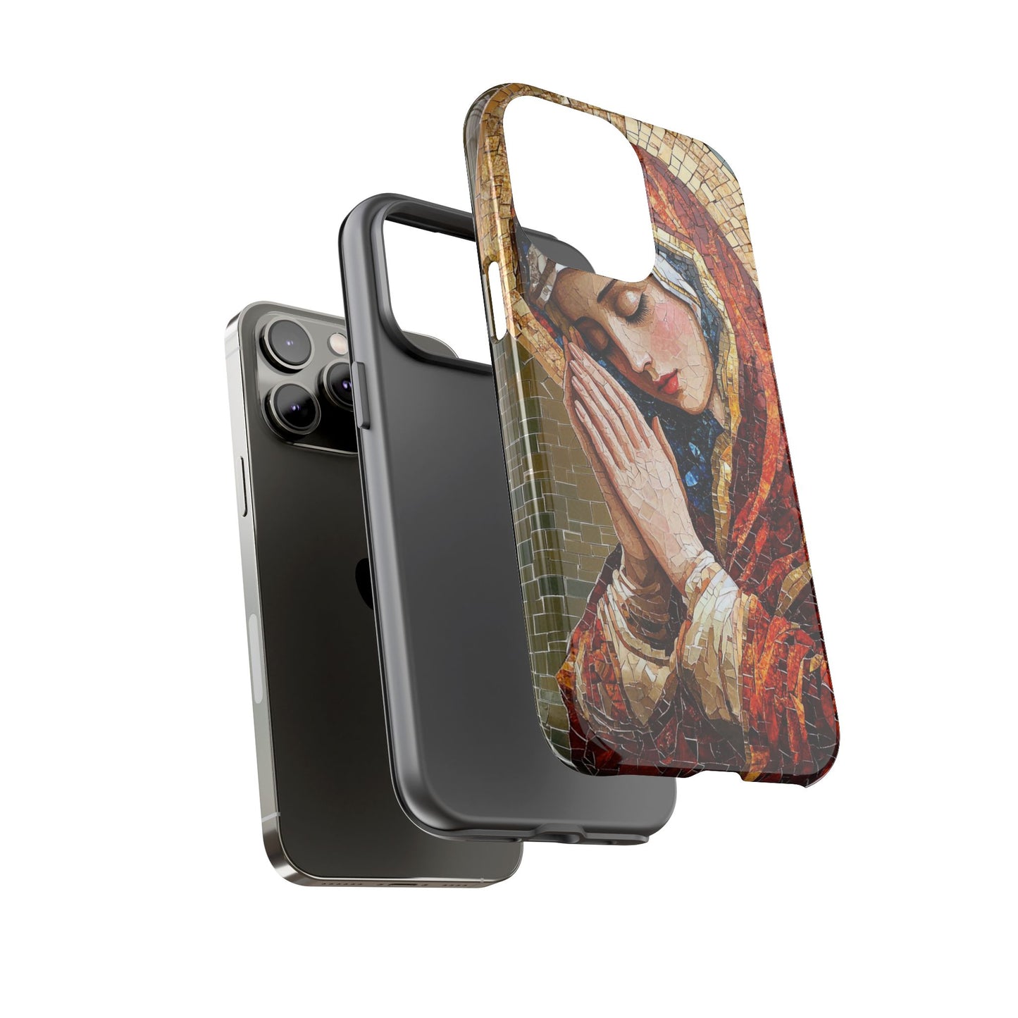 Virgin Mary Phone Case, Catholic Phone Case, Christian Aesthetic Case, Religious iPhone Case, Saint Art Case, Faith Gift