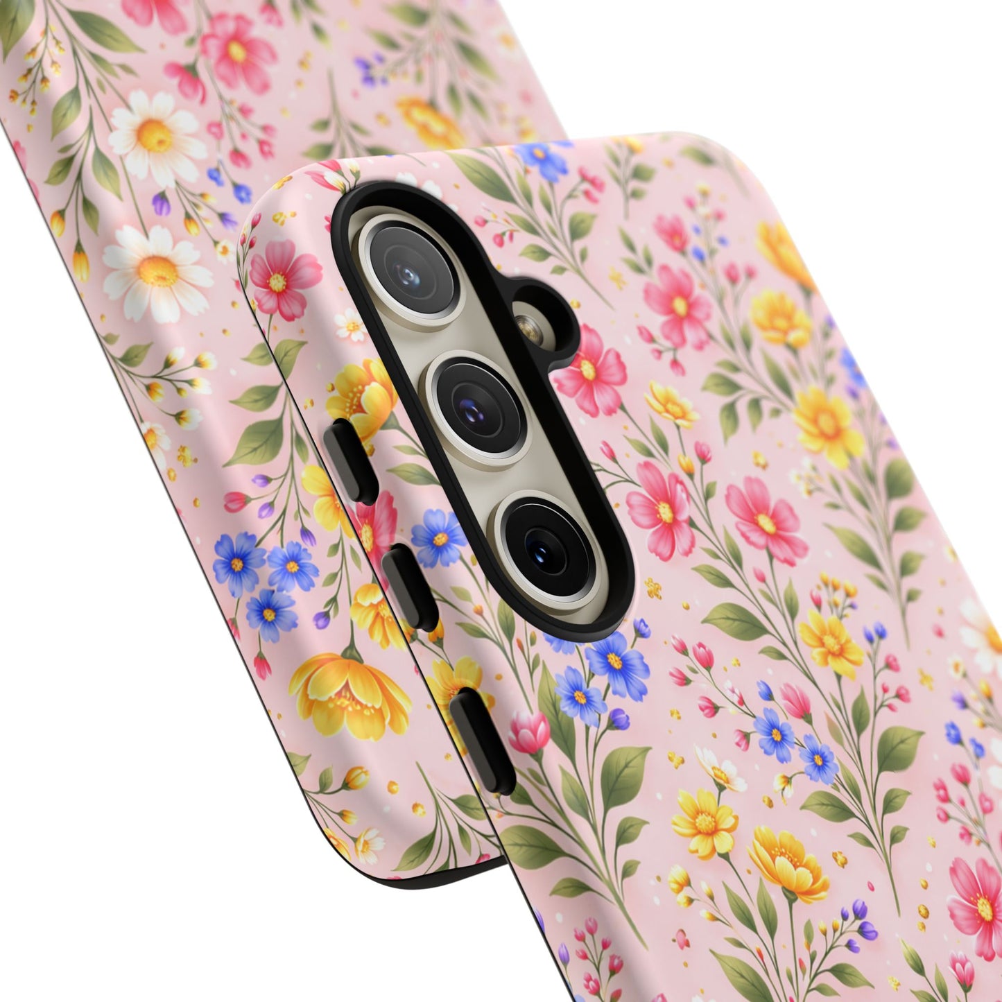 Wildflower Floral Phone Case Vintage Spring Meadow Tough Cover