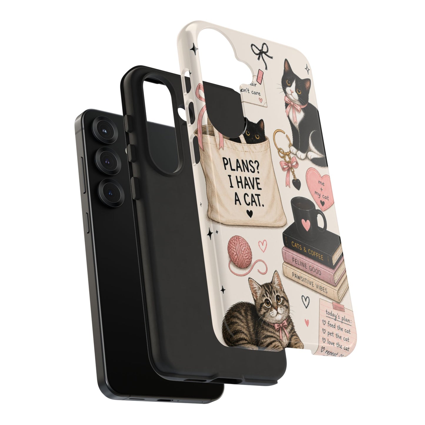 Cat Lover Phone Case | Plans? I Have A Cat Cute Aesthetic Cover
