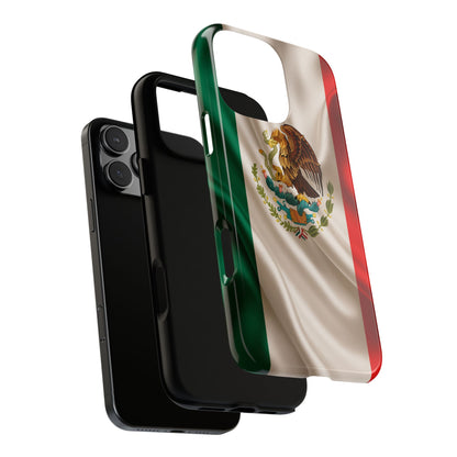 Mexico Flag Phone Case | Mexican Pride iPhone & Samsung Case | Tricolor Aesthetic Tough Protective Cover