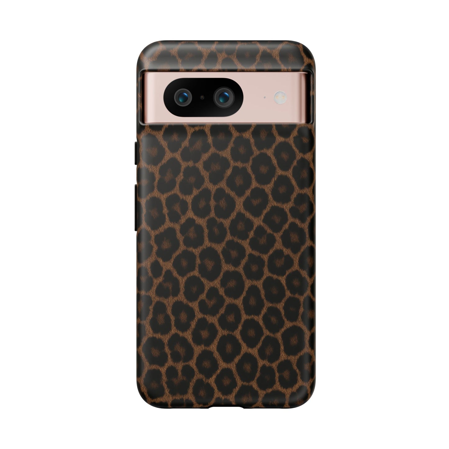 Brown Leopard Print Phone Case | Classic Animal Print Aesthetic Tough Protective Case