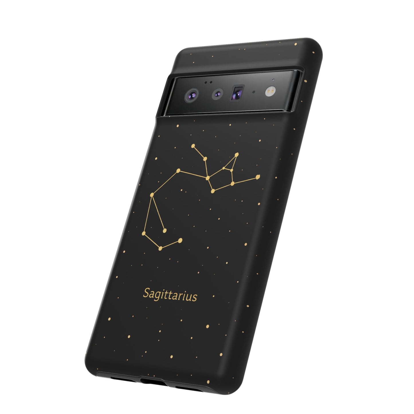 Sagittarius Zodiac Constellation Phone Case – Luxe Gold Celestial Cover