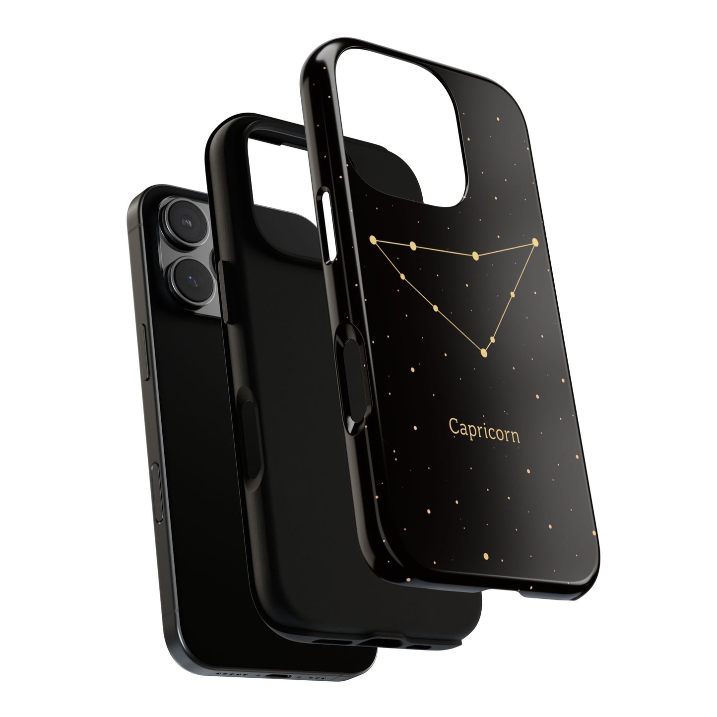 Capricorn Zodiac Constellation Phone Case – Luxe Gold Celestial Cover