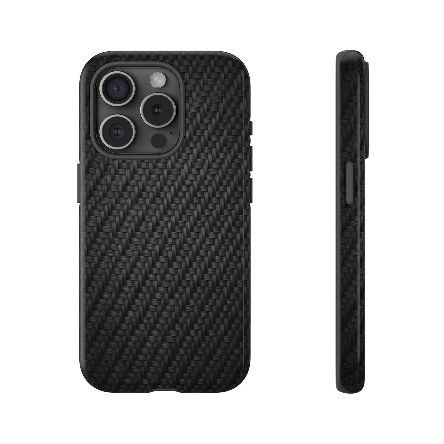 Carbon Fiber Inspired Phone Case – Rugged Slim Protective Tech Case for iPhone & Samsung