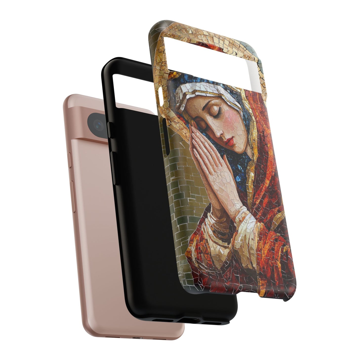 Virgin Mary Phone Case, Catholic Phone Case, Christian Aesthetic Case, Religious iPhone Case, Saint Art Case, Faith Gift