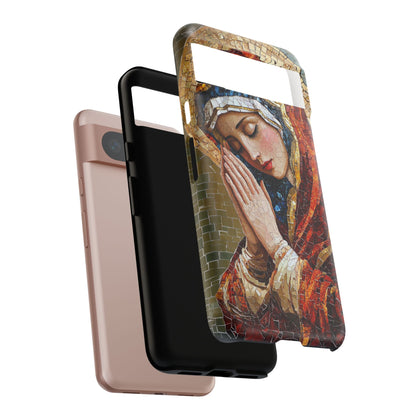 Virgin Mary Phone Case, Catholic Phone Case, Christian Aesthetic Case, Religious iPhone Case, Saint Art Case, Faith Gift