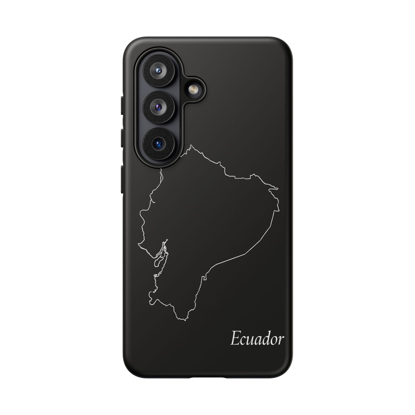 Ecuador Outline Phone Case – Minimal Country Map Tough Case (iPhone, Samsung, Pixel)