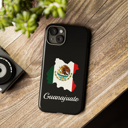 Guanajuato Mexico Flag Map Phone Case | Mexican American Pride Tough Case for iPhone & Samsung