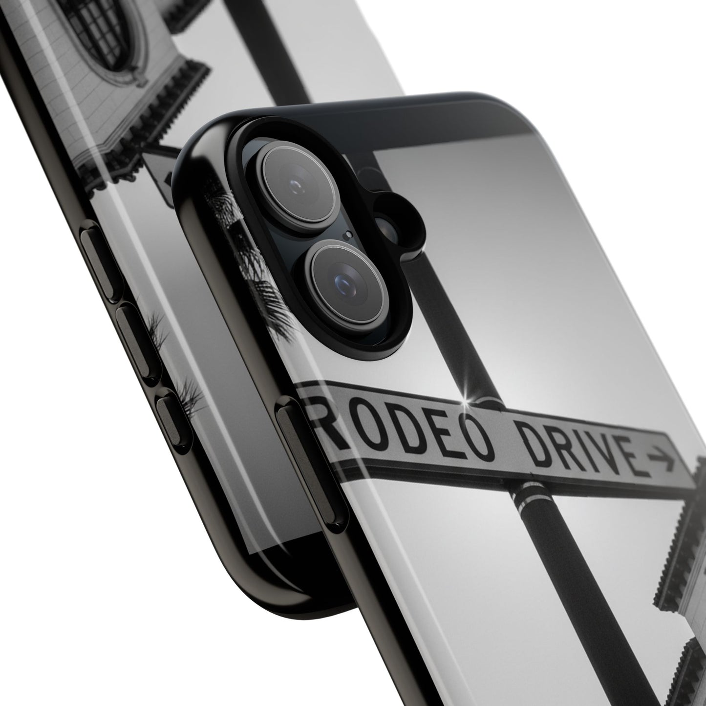 Rodeo Drive Phone Case | Los Angeles Aesthetic Black & White Photography | Luxury LA Street Tough Case for iPhone & Samsung