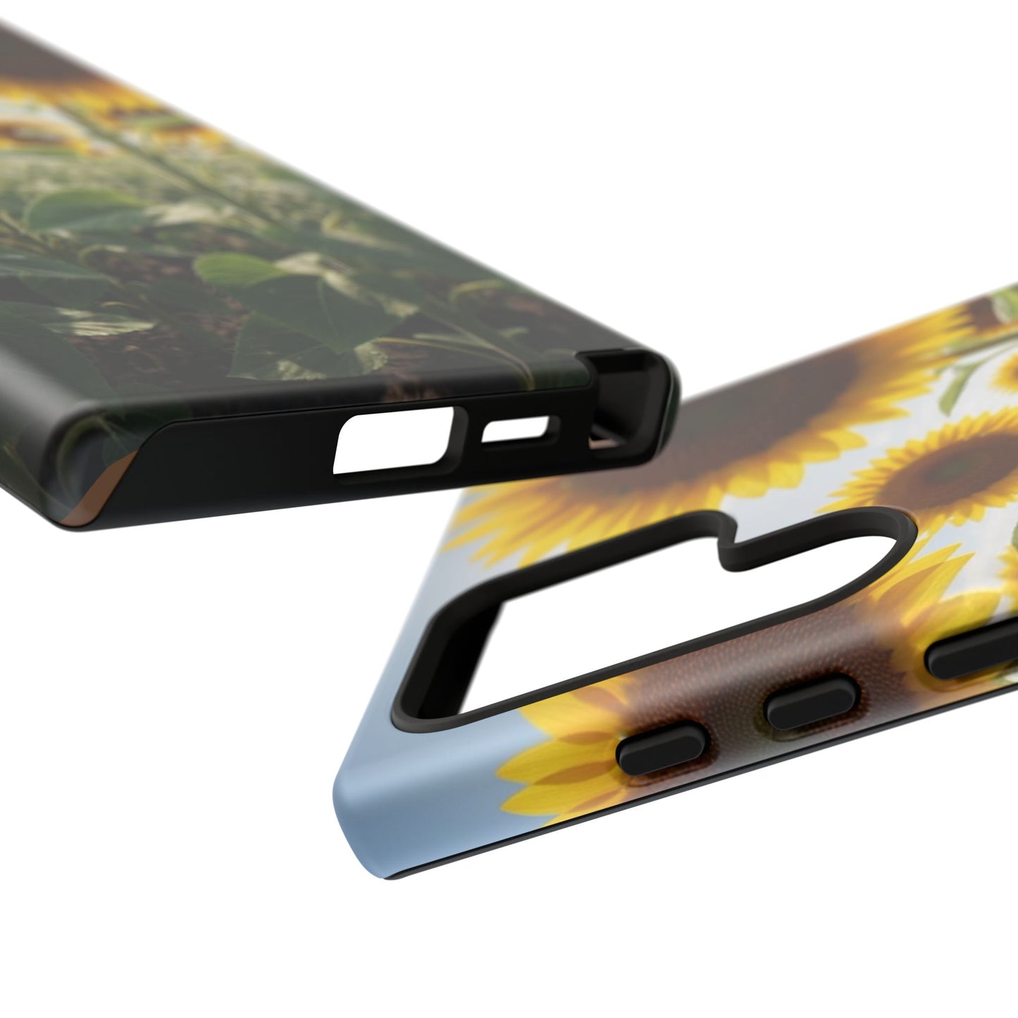 Sunflower Field Phone Case | Golden Hour Floral Aesthetic | Bright Summer Tough Case