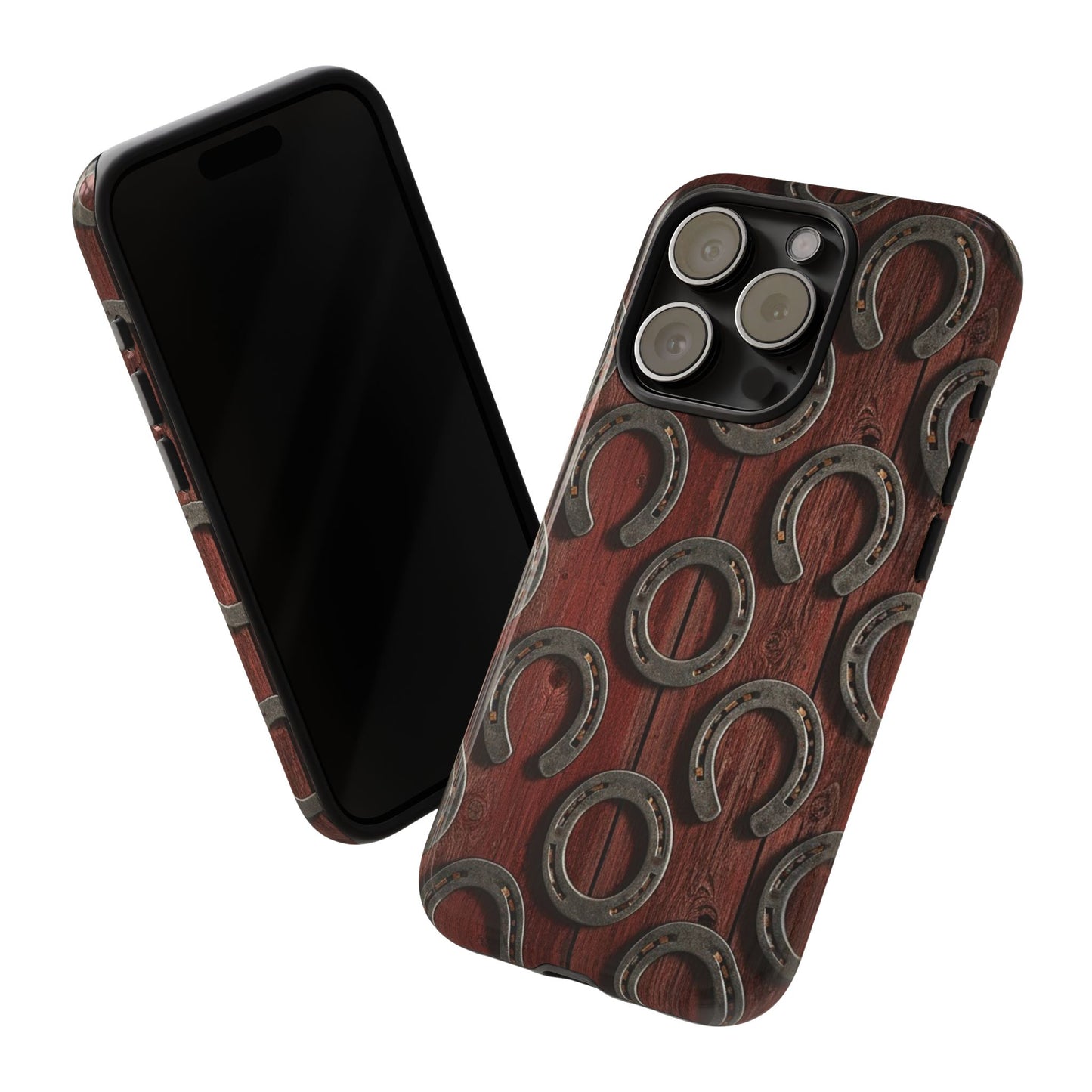 Rustic Horseshoe Western Phone Case – Cowboy Country Ranch Tough Case
