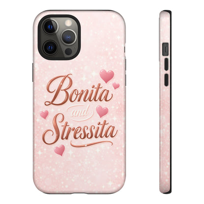 Bonita Stressita Phone Case Cute Latina Aesthetic Pink Coquette Case