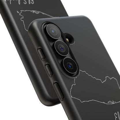 El Salvador Outline Phone Case – Minimal Country Map Tough Case (iPhone, Samsung, Pixel)