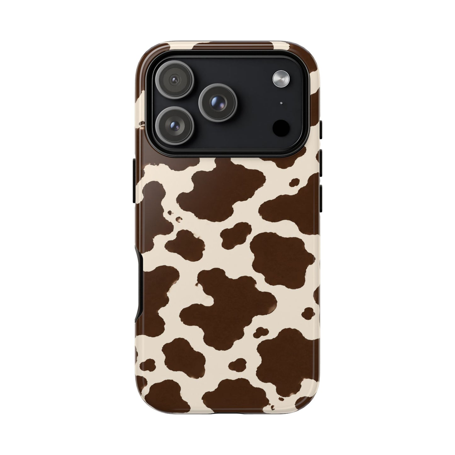 Western Cow Print Tough Phone Case for iPhone Samsung Galaxy Pixel