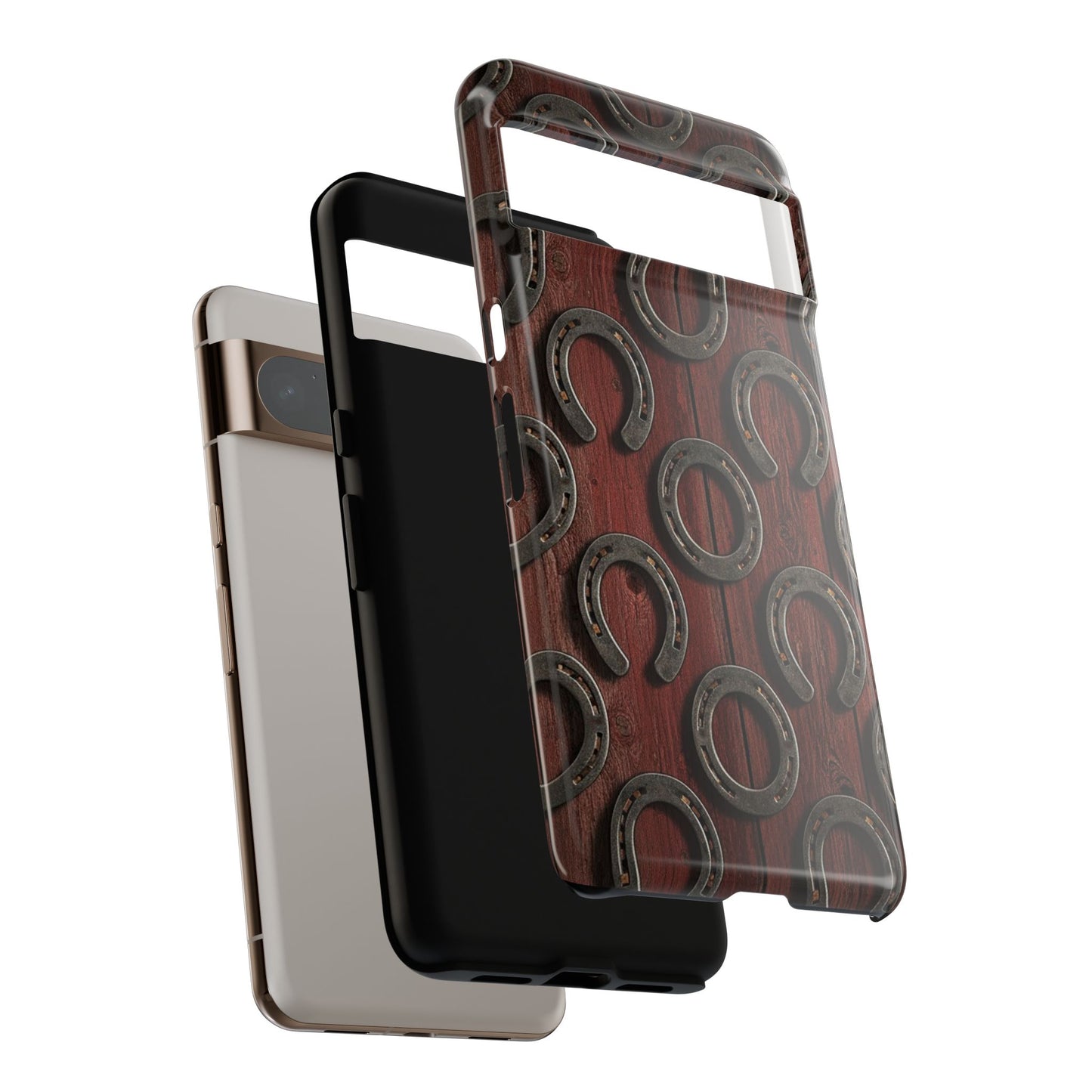 Rustic Horseshoe Western Phone Case – Cowboy Country Ranch Tough Case