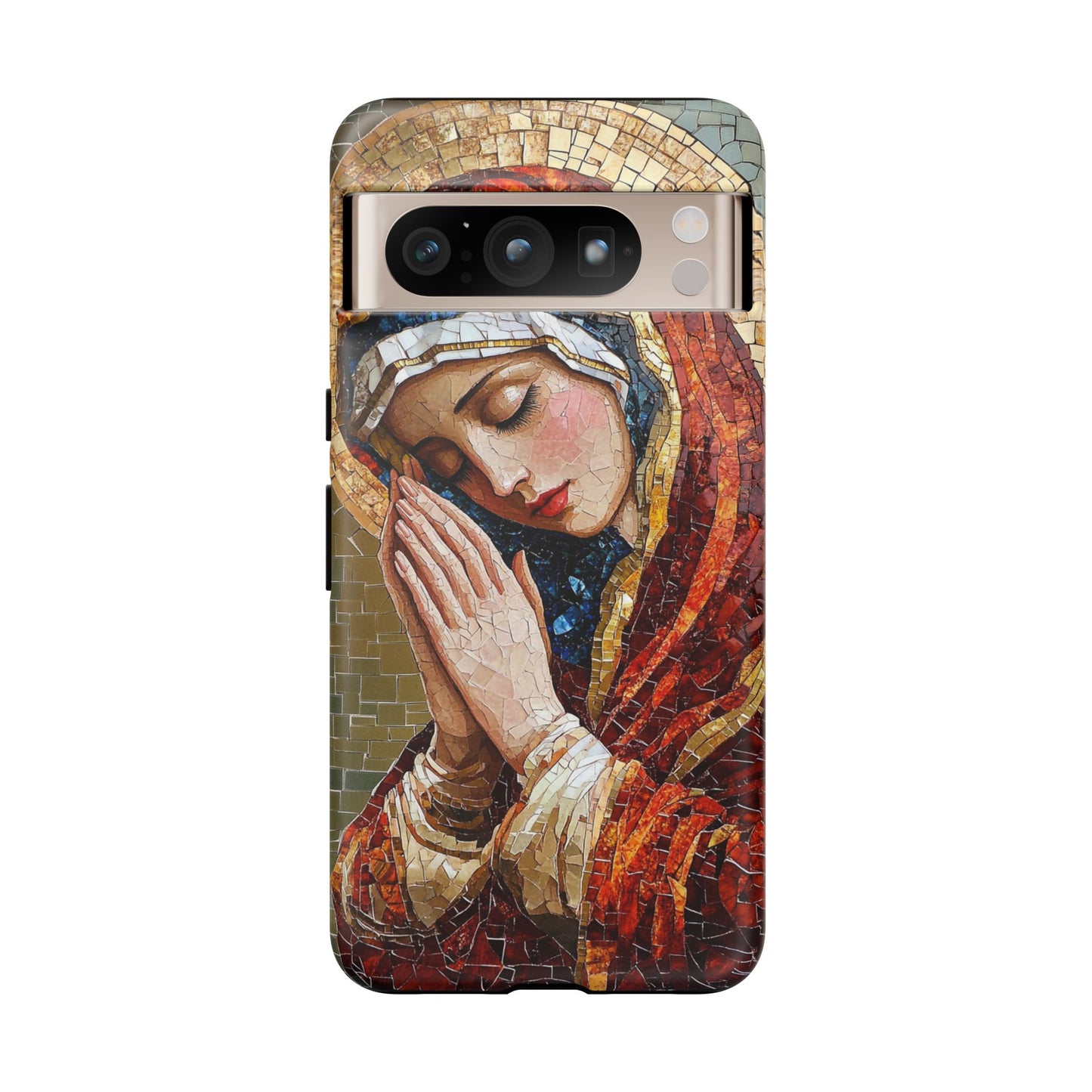 Virgin Mary Phone Case, Catholic Phone Case, Christian Aesthetic Case, Religious iPhone Case, Saint Art Case, Faith Gift
