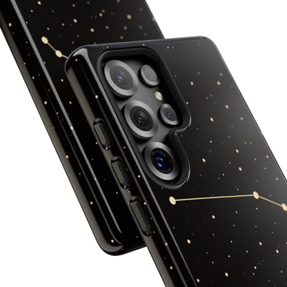 Aries Zodiac Constellation Phone Case – Luxe Gold Celestial Cover