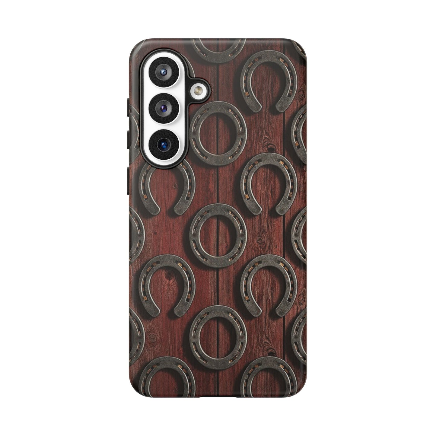 Rustic Horseshoe Western Phone Case – Cowboy Country Ranch Tough Case