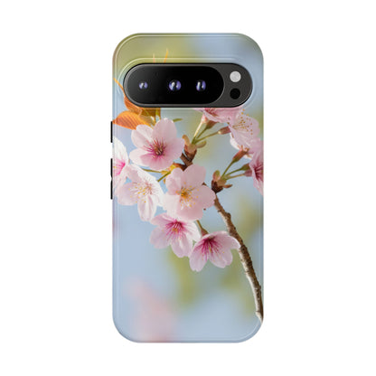 Cherry Blossom Phone Case – Pink Floral Tough Case (iPhone, Samsung Galaxy, Pixel)
