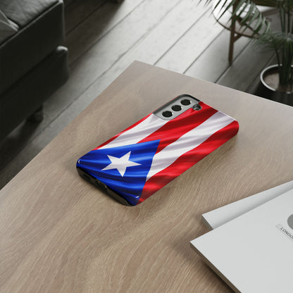 Puerto Rico Flag Phone Case | Boricua Pride Tough Case | Puerto Rican Flag Protective Cover for iPhone & Samsung