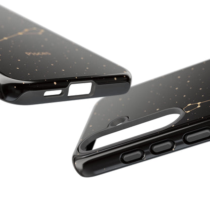 Pisces Zodiac Constellation Phone Case – Luxe Gold Celestial Cover