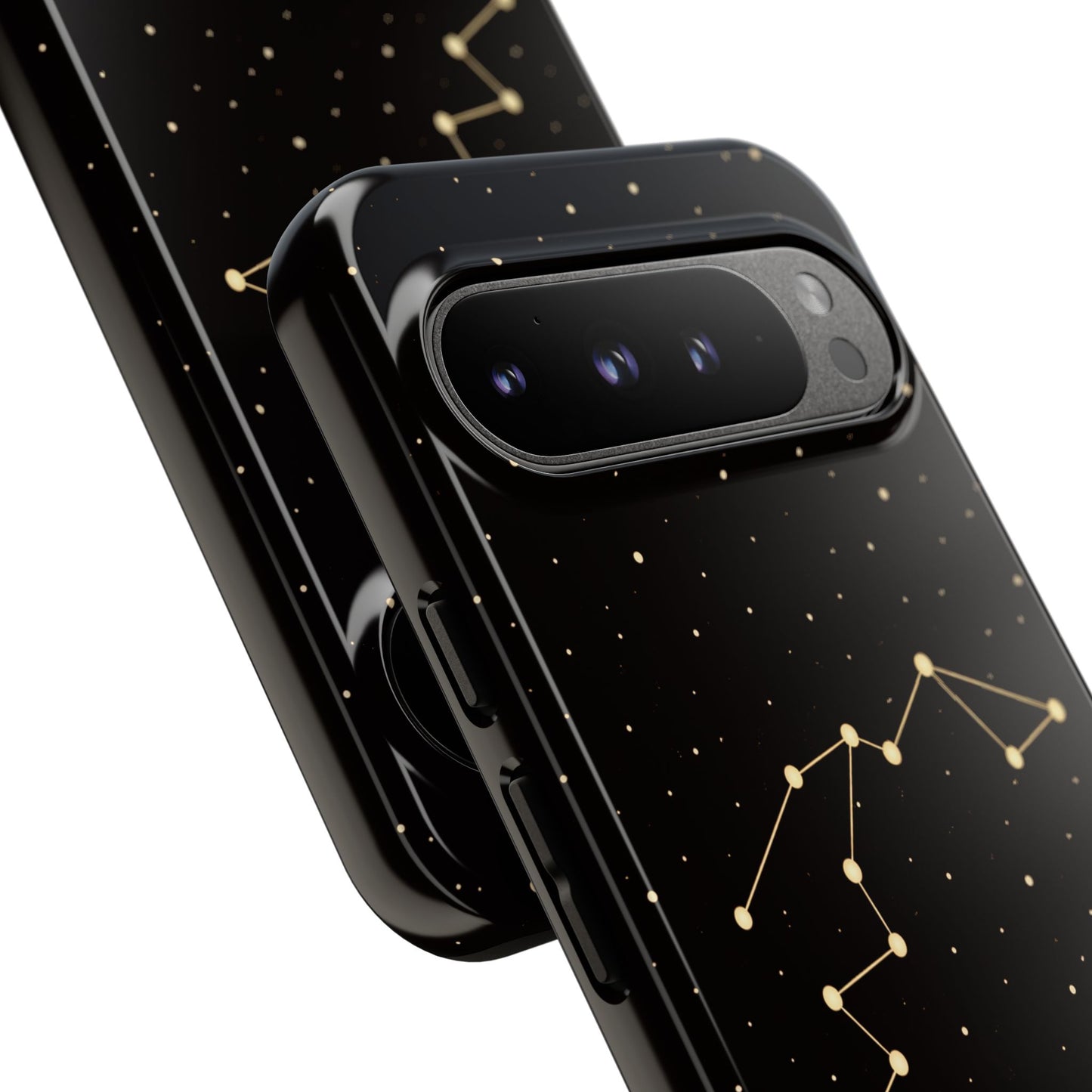 Aquarius Zodiac Constellation Phone Case – Luxe Gold Celestial Cover