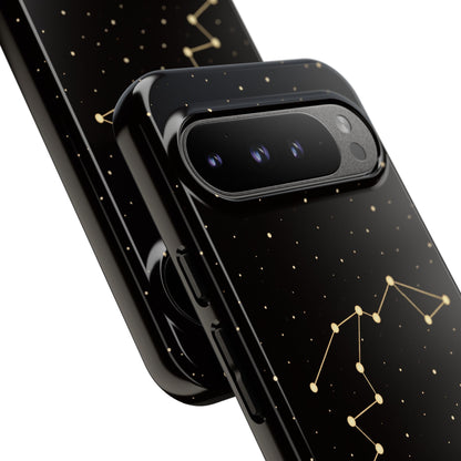 Aquarius Zodiac Constellation Phone Case – Luxe Gold Celestial Cover