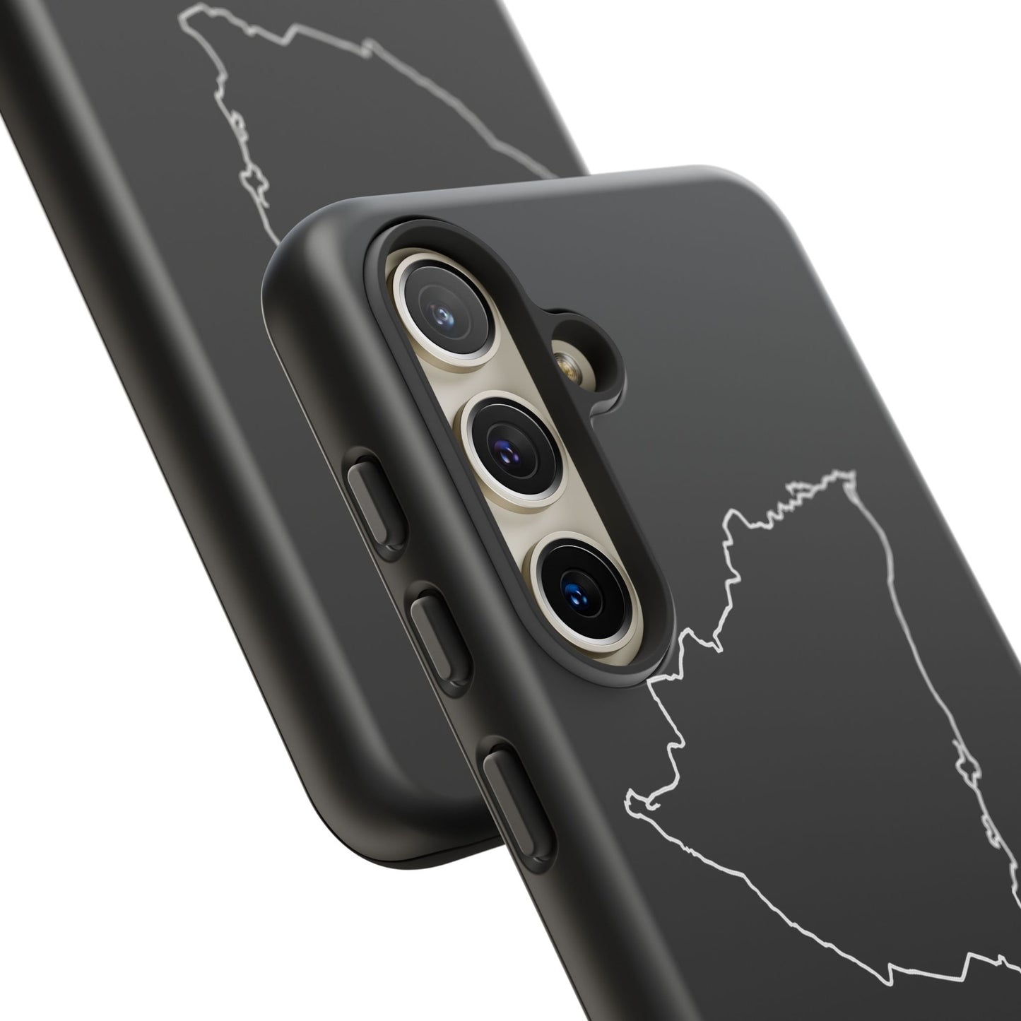 Nicaragua Outline Phone Case – Minimal Country Map Tough Case (iPhone, Samsung, Pixel)