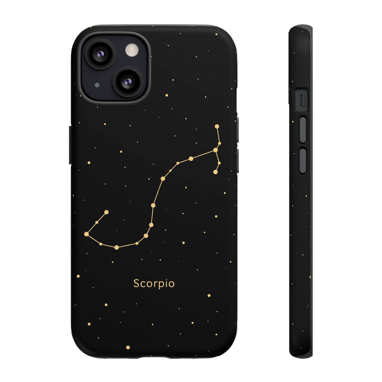Scorpio Zodiac Constellation Phone Case – Luxe Gold Celestial Cover