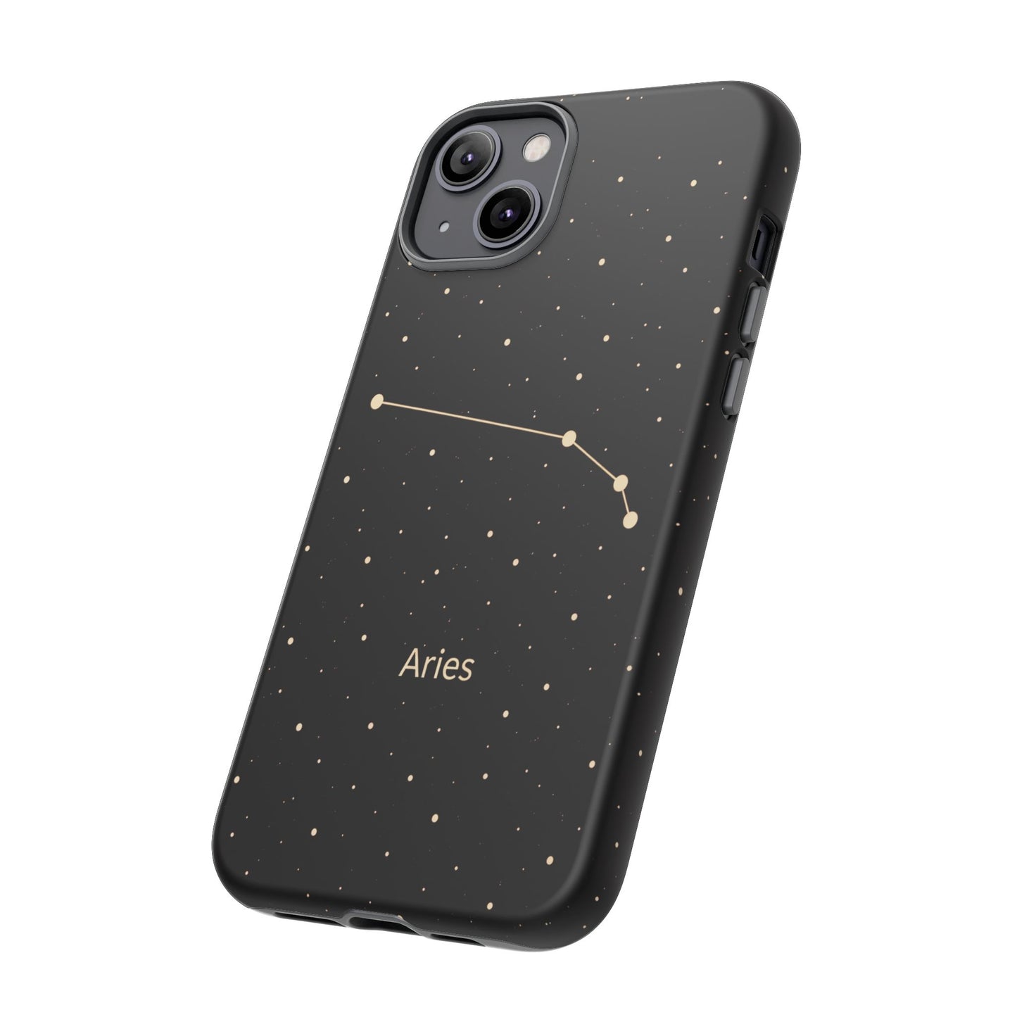 Aries Zodiac Constellation Phone Case – Luxe Gold Celestial Cover