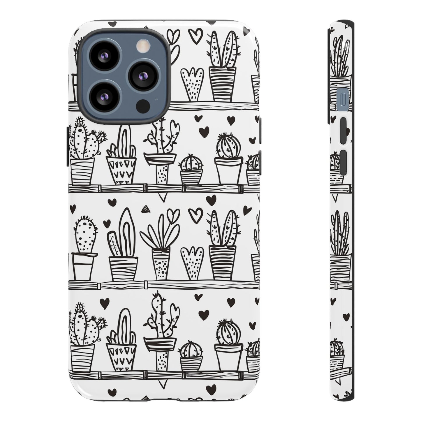 Cactus Succulent Phone Case Cute Plant Aesthetic iPhone Samsung Cover