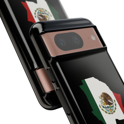 Chihuahua Mexico Flag Map Phone Case | Mexican American Pride Tough Case for iPhone & Samsung